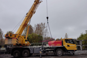 Автокран XCMG 25т Полноповоротный. Вылет стрелы 41 м. Гусек 9 м.