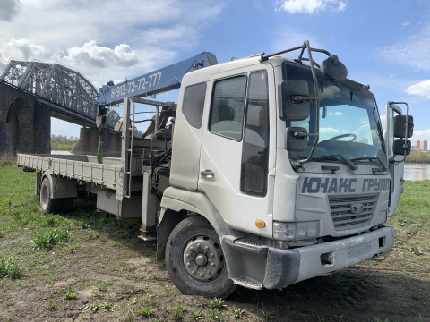 Самогруз КМУ борт 10т, стрела 7т. Вылет 21м +  Автолюлька